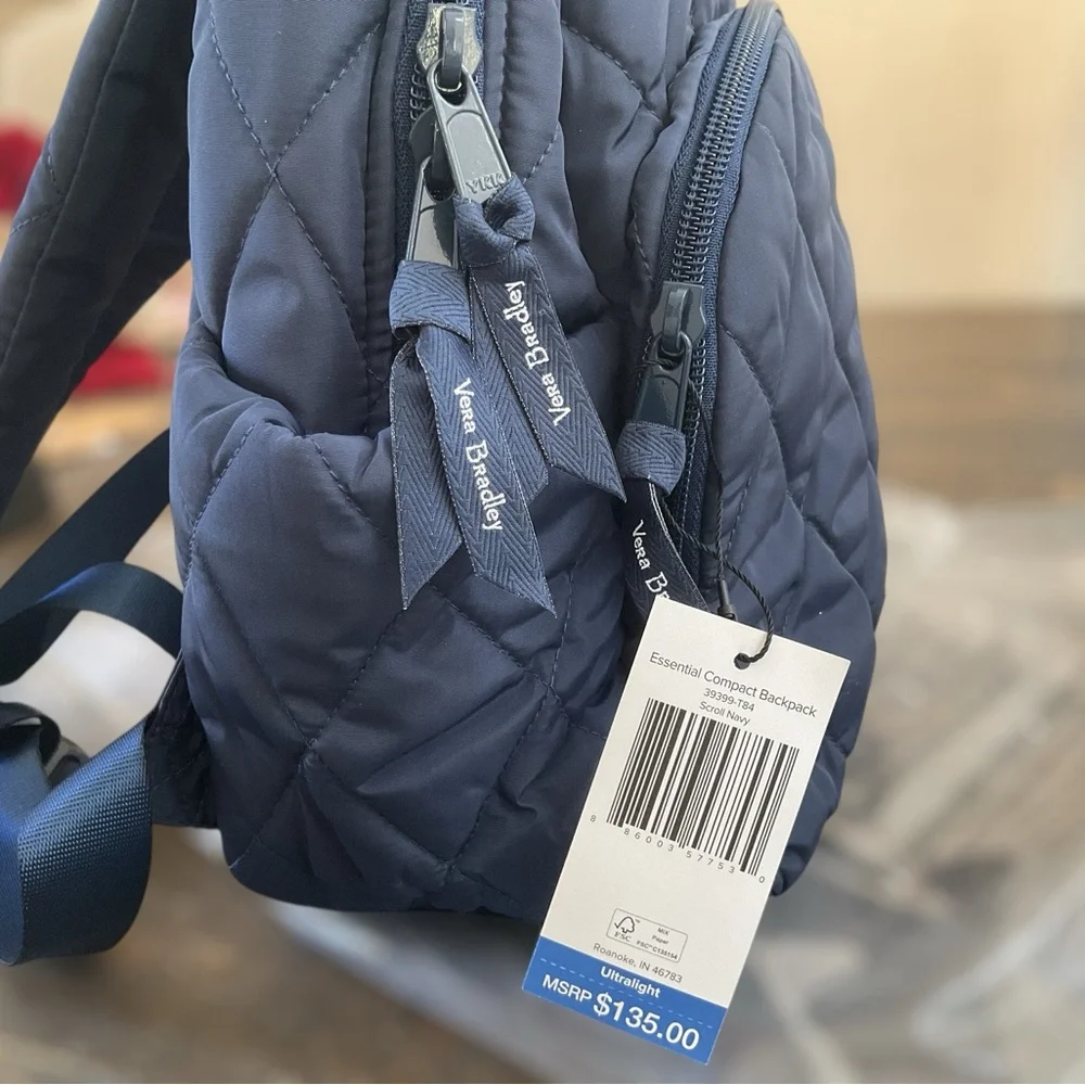 🌸Vera Bradley Ultralight Essential Compact Backpack - Picture 10 of 15